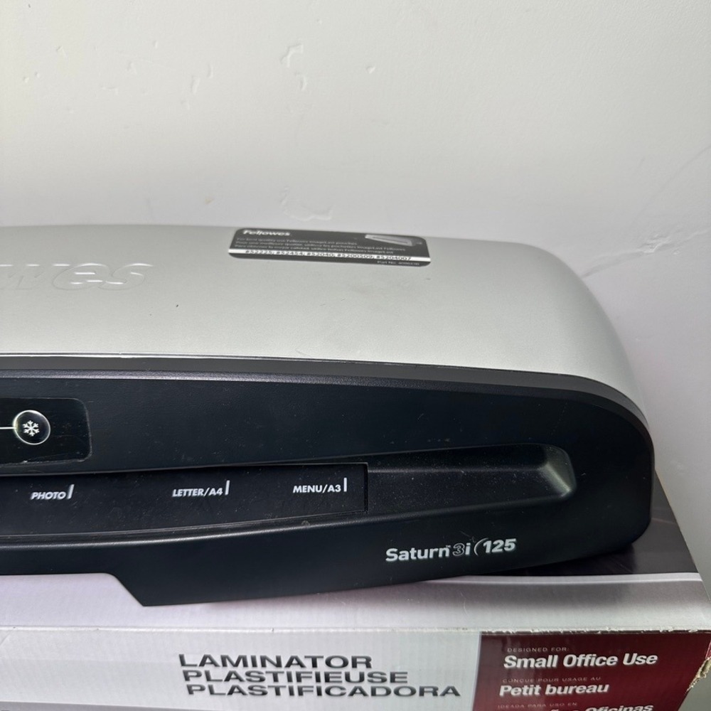 Fellowes Saturn3i 125 Laminator Thermal Home Small Office Jam Free InstaHeat - Picture 5 of 16